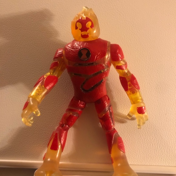 Ben 10 Heatblast Figure 6" Playmates 2017 Cartoon Network Lights Up Talk CN Toy - Picture 4 of 11